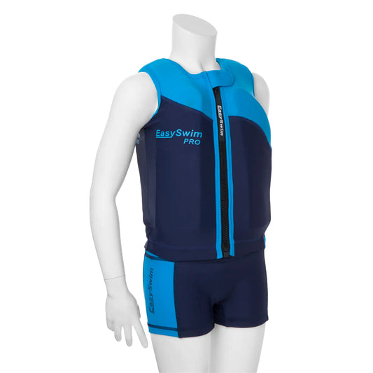 EasySwim pro uimaopetuspuku sininen mallinuken päällä
