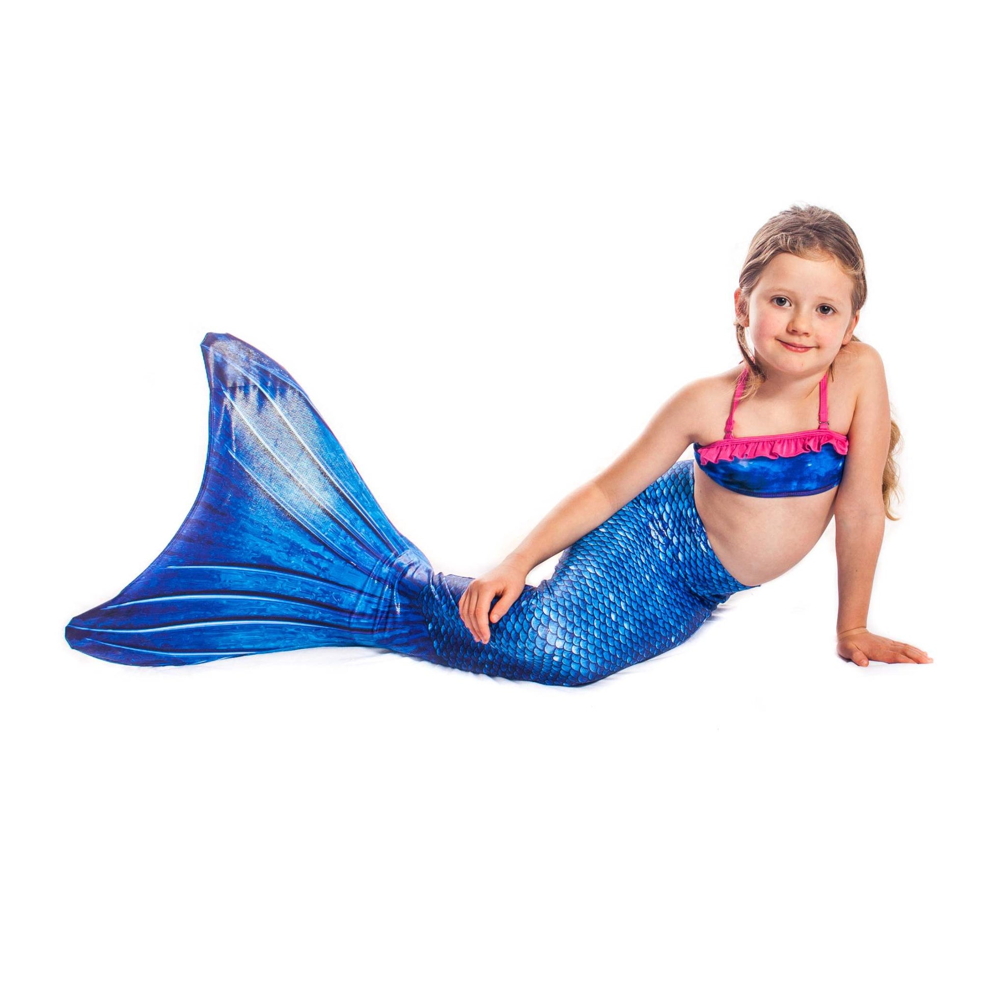 Royal Blue -merenneidonpyrstö lapsille uimiseen tai vesileikkeihin